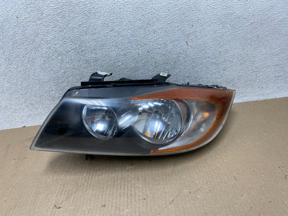 Halogen 2006 to 2008 BMW 3 Series Headlight Left Driver LH AH6732 DW0