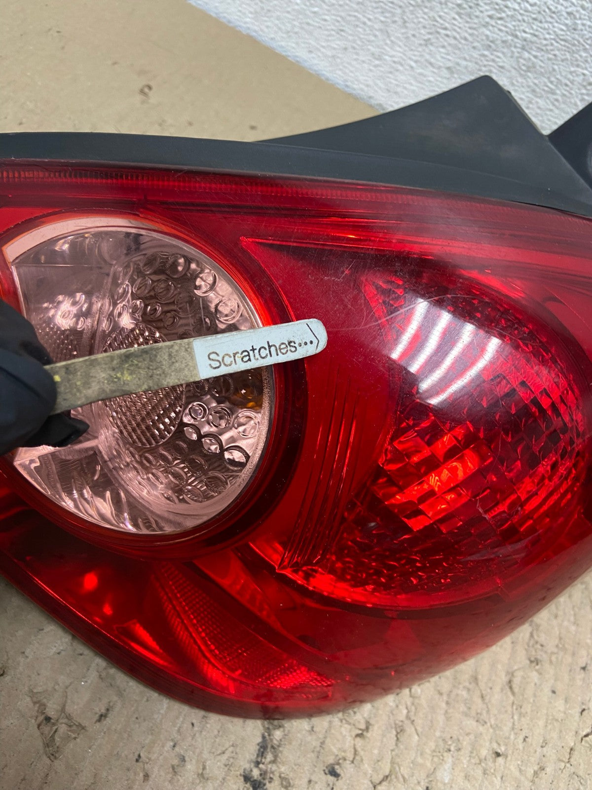 2007 - 2012 Nissan Versa Hatchback Right Passenger Side Tail Light TYC AF7210 LK3