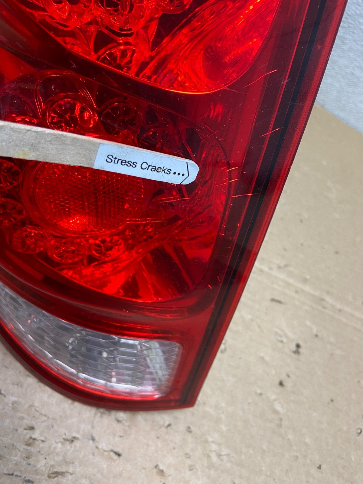 2011 to 2018 Dodge Grand Caravan Left Driver Tail Light Led AB4795 LK4