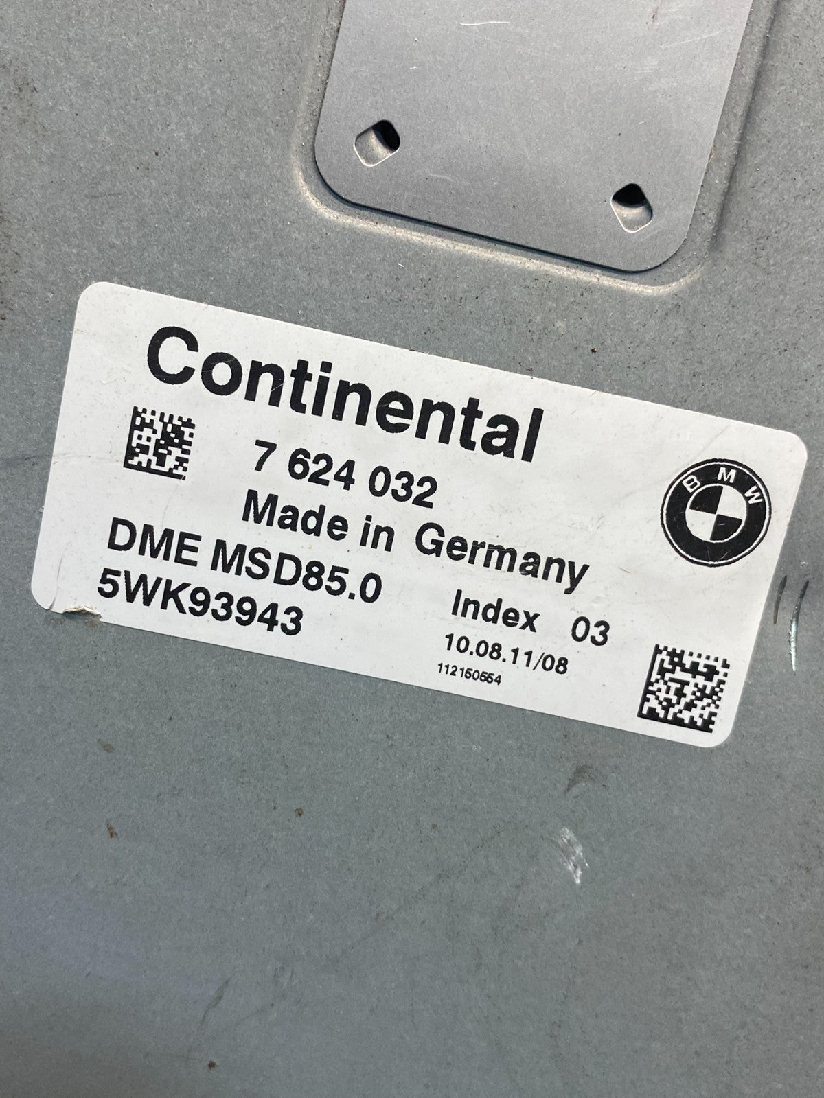 2011 to 2013 Bmw 550i 650i 750i Engine Computer ECU Control Module ECM AH3393 DG2