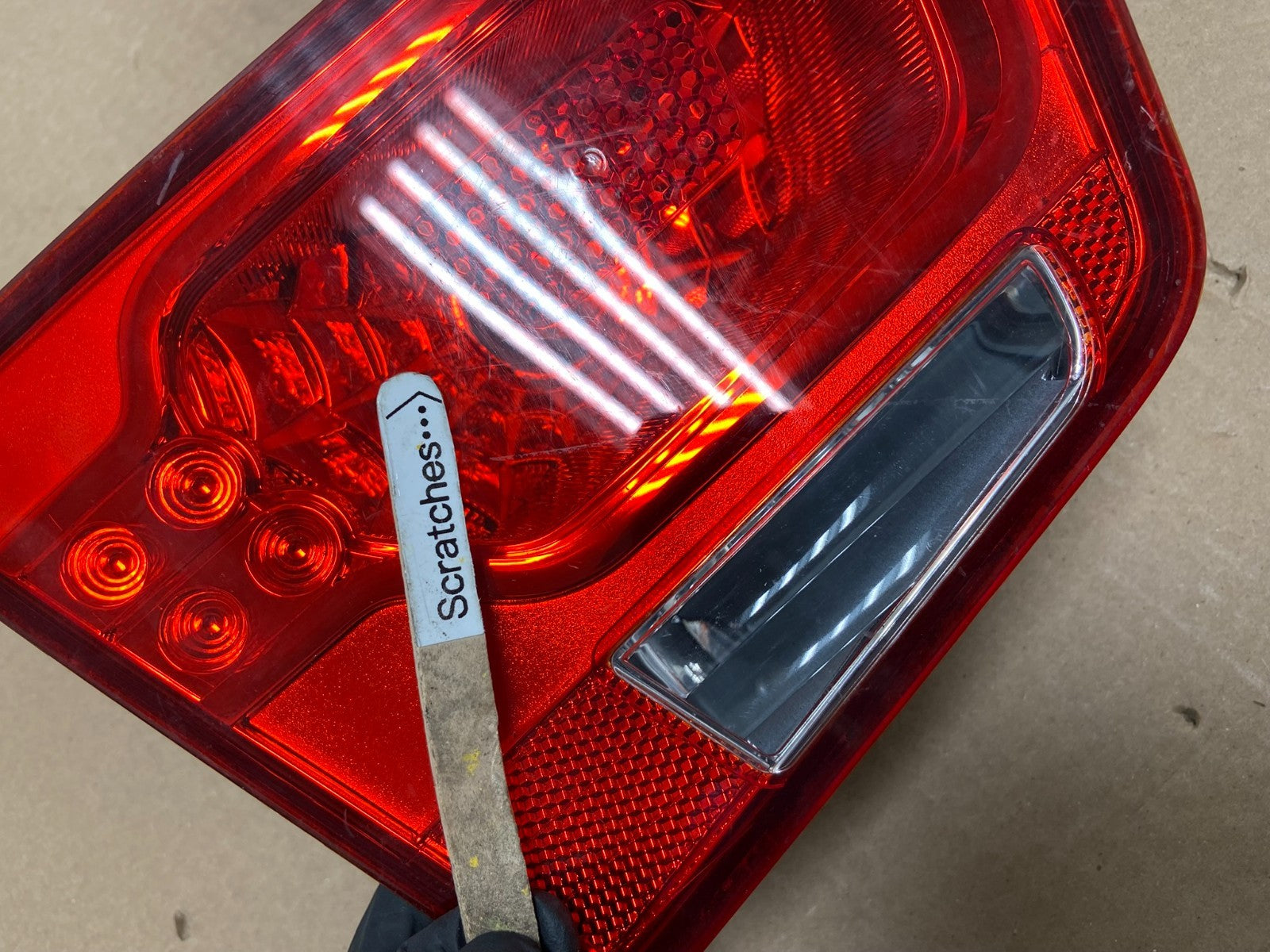 2010 to 2013 Kia Forte Left Driver LH Side Tail Light Inner Oem AB2359 DW3