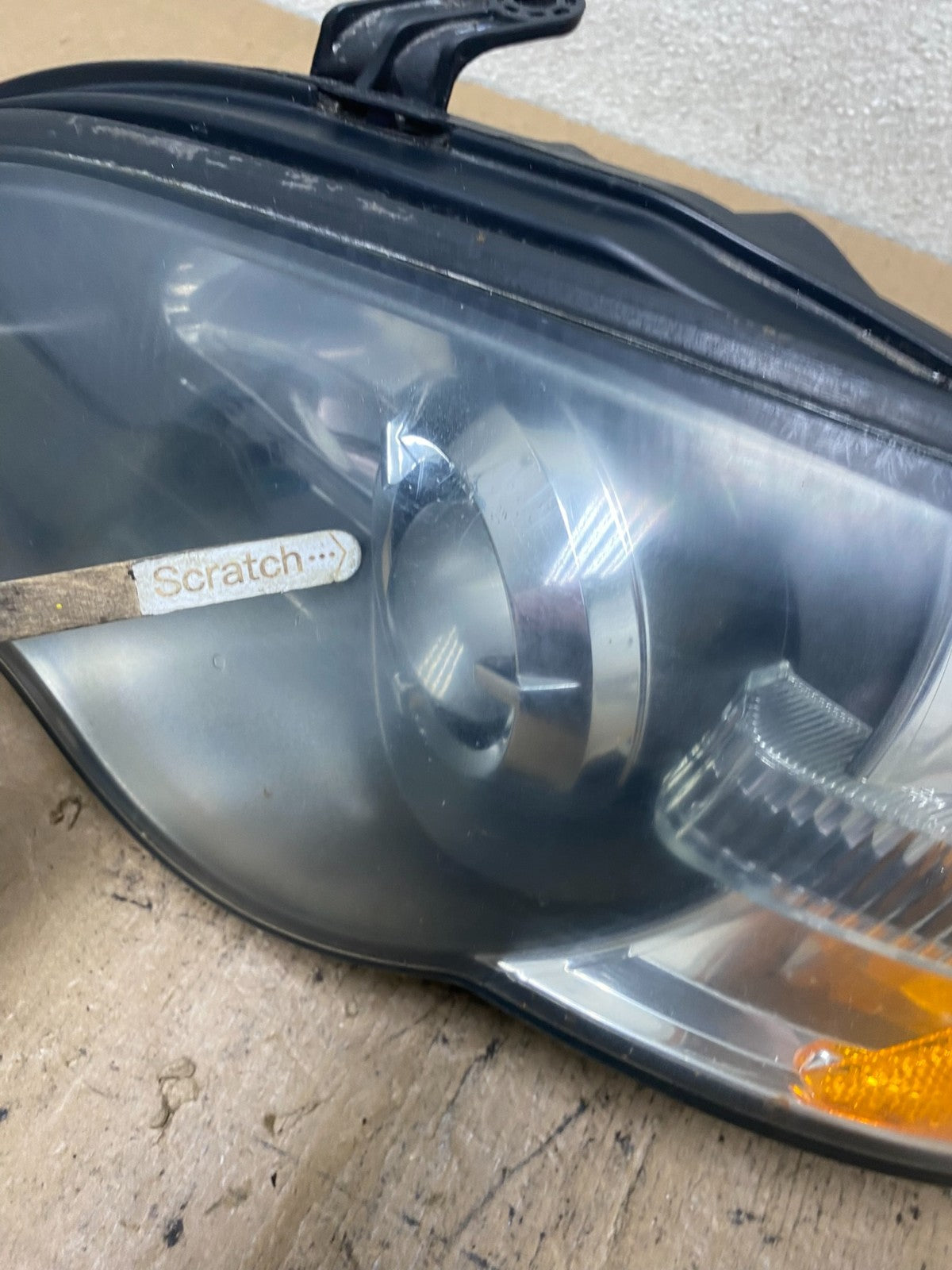 2006 to 2007 Subaru Legacy Left Driver LH Side Black Headlight Oem S1992 DW3