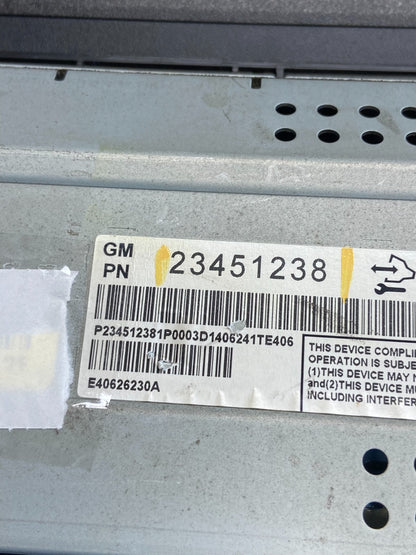 2013 2014 2015 Chevrolet Malibu Display Dash Screen Radio Information af6388 DG7