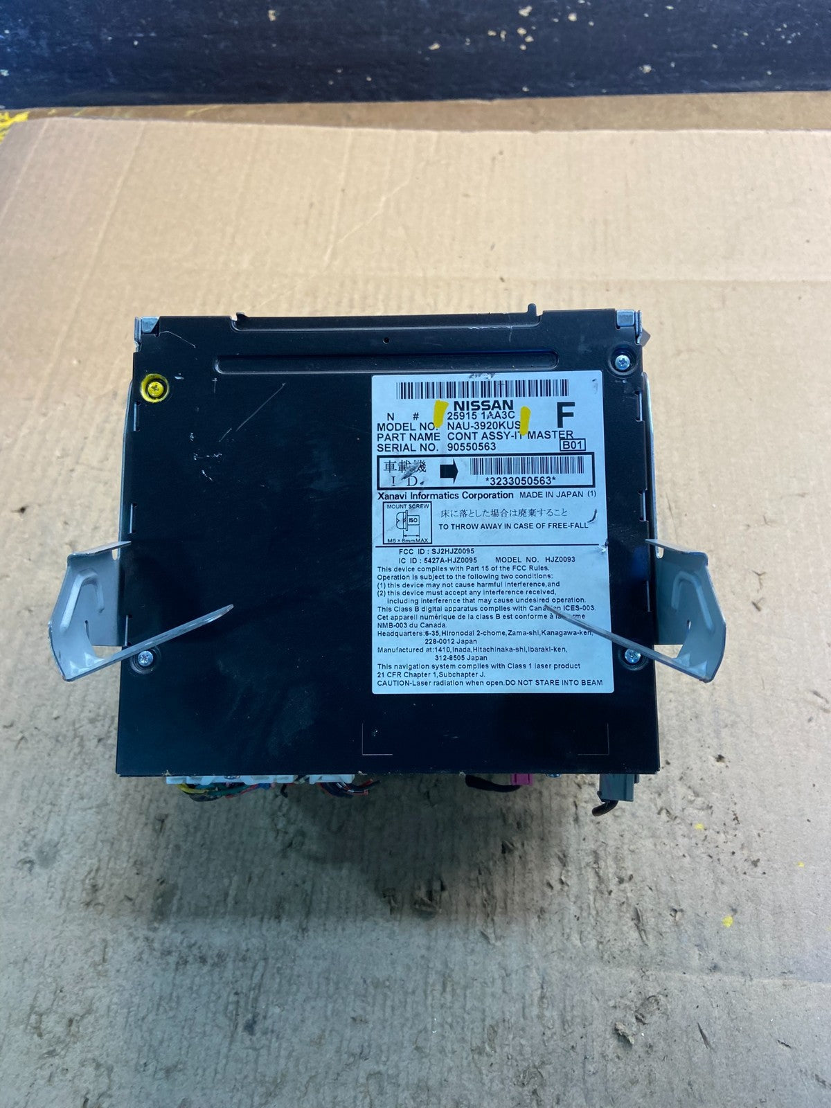 2009 - 2010 Nissan Murano Maxima Radio CD Navigation OEM Z2097 DG3