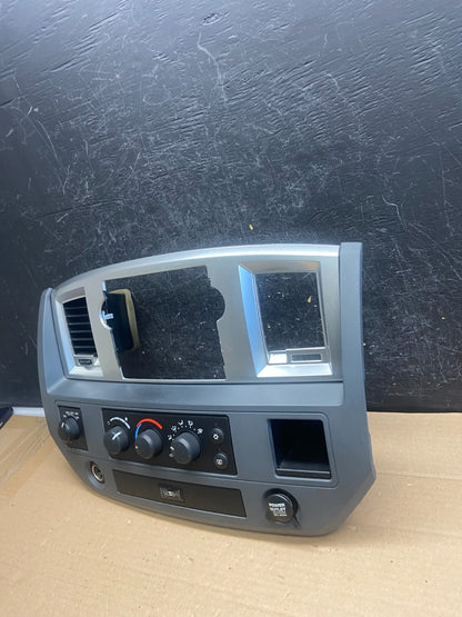 2006 to 2008 Dodge Ram Radio Climate Control A/C Heat Dash Bezel Trim AG5153 DG1