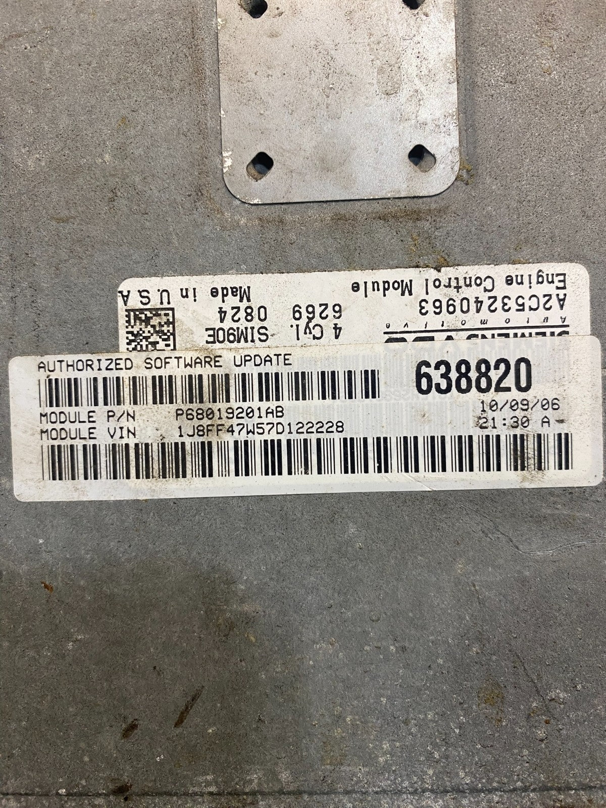 2007 2010 Jeep Compass Patriot 2.4L PCM ECM ECU Engine Computer Module aa2794 DG2