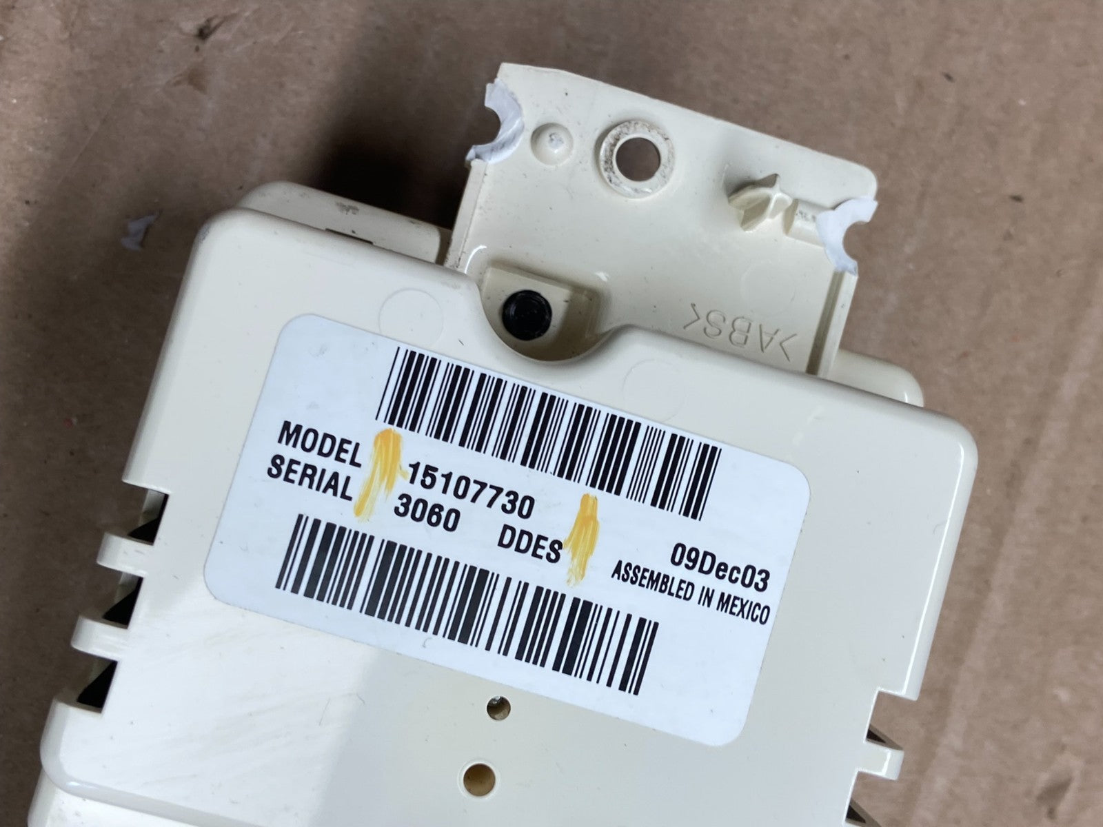 2003 to 2006 Chevrolet Silverado HVAC Heater Climate Control Module AG5124 DG7