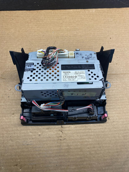 2004 to 2005 Toyota Prius Radio Stereo Receiver Screen Display AF7817 DG4