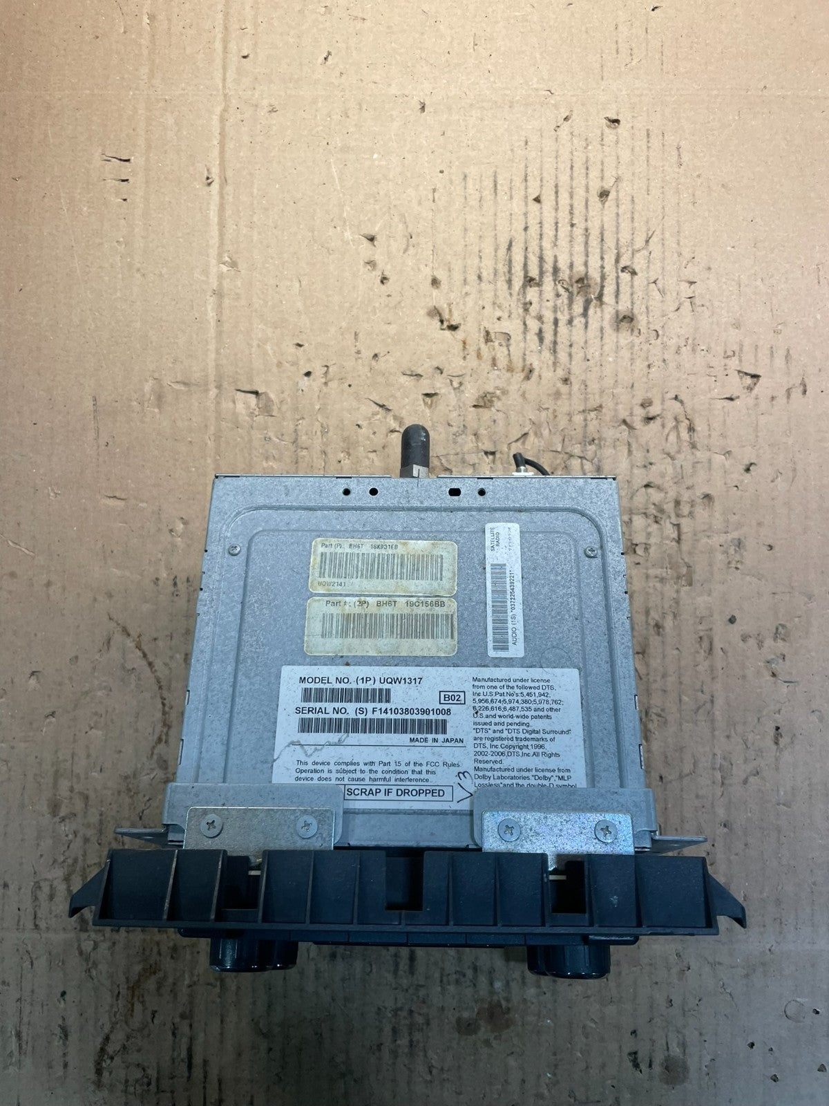 2011 2012 Lincoln Mkz Radio Navigation Hvac Climate Control Panel v2021 DG4