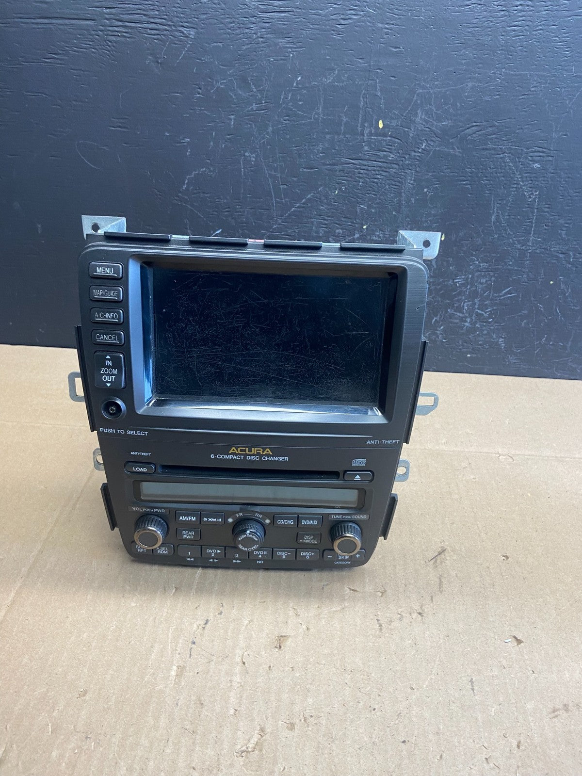 2005 to 2006 Acura Mdx Radio Stereo 6 CD Player Screen Display OEM AB9397 DG0
