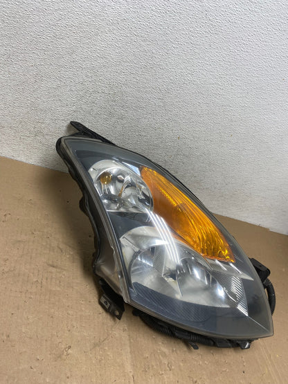 Sedan 2007 to 2009 Nissan Altima Right Passenger Halogen Headlight AG4766 DW2