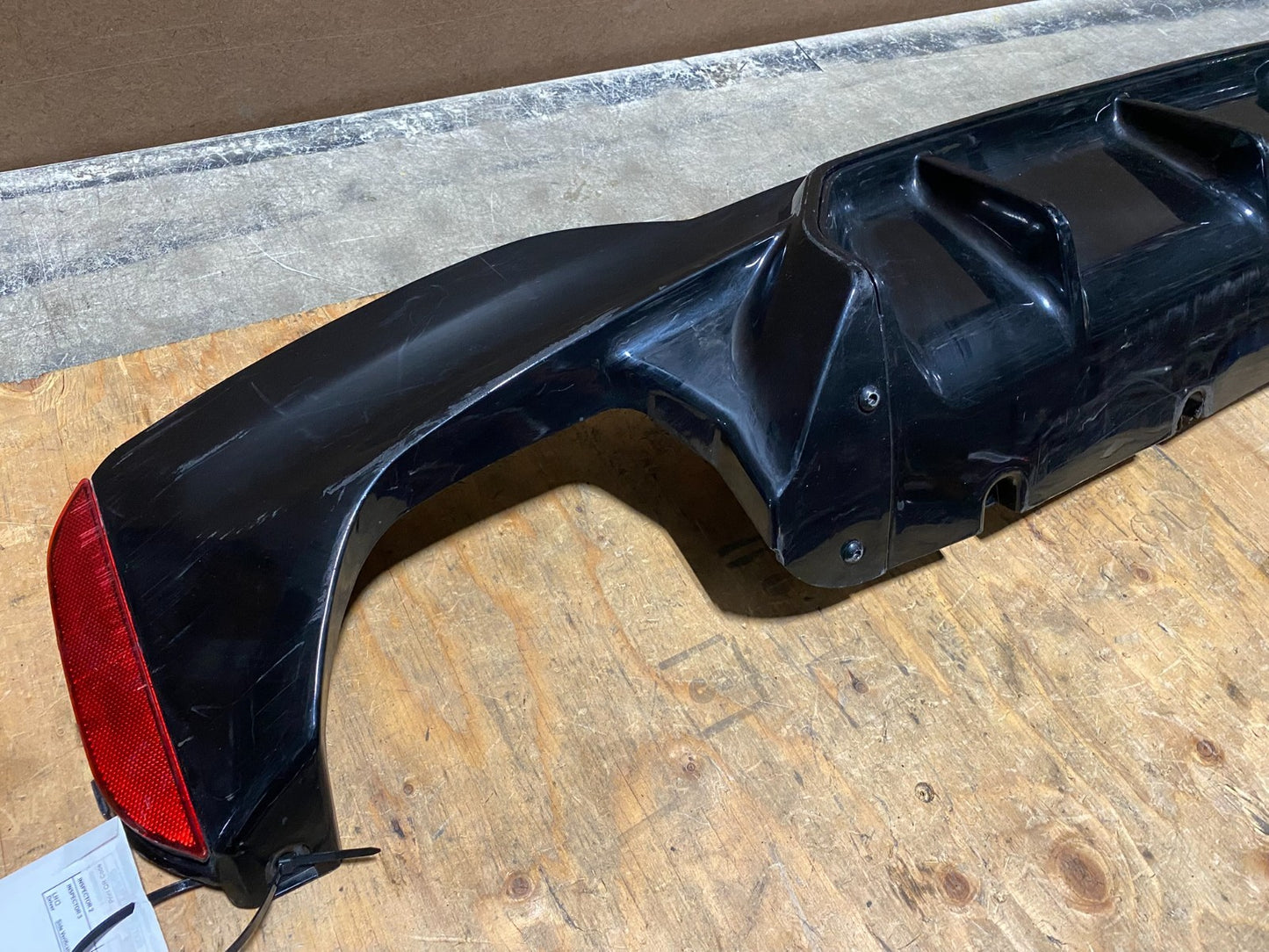2017 to 2023 BMW G30 5 Series Style Gloss Black Rear Bumper Diffuser T1576 PS1