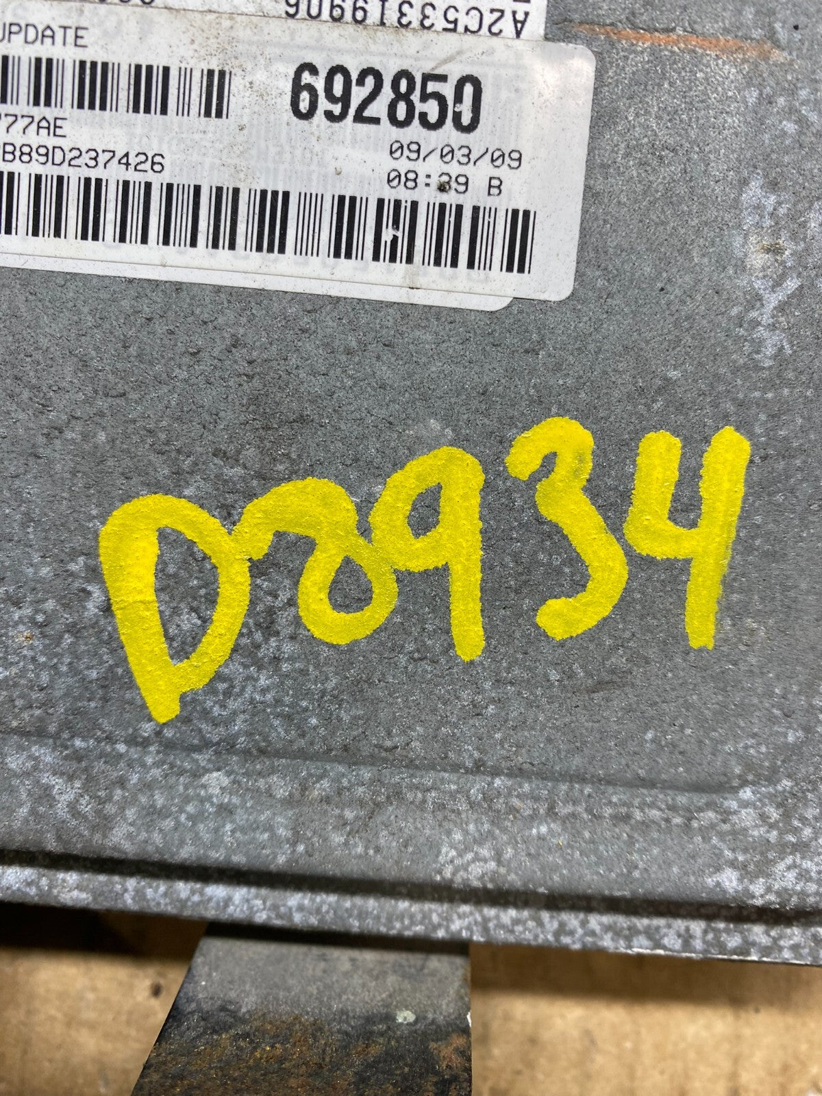2009 Jeep Compass Patriot PCM ECM ECU Engine Computer Module D8934 DG14