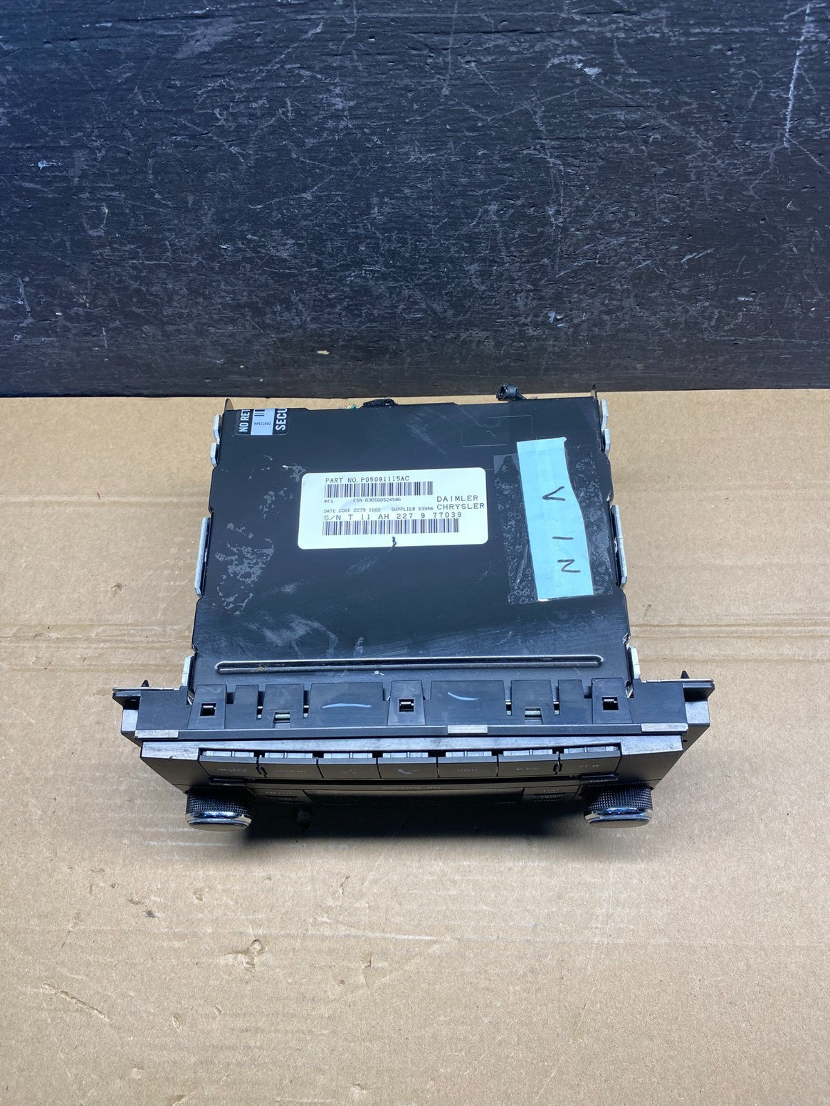 2007-2012 Chrysler Dodge Jeep Ram Radio CD MP3 AUX Receiver AD4938 DG3