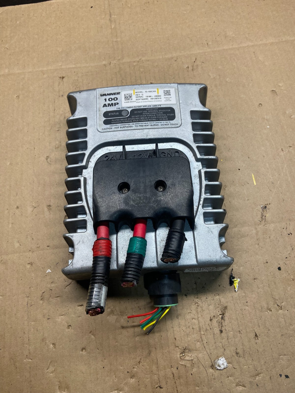 Vanner 70-100 Battery Equalizer 100 Amp 24 Volt Input to 12 Volt Output T1943 PS0