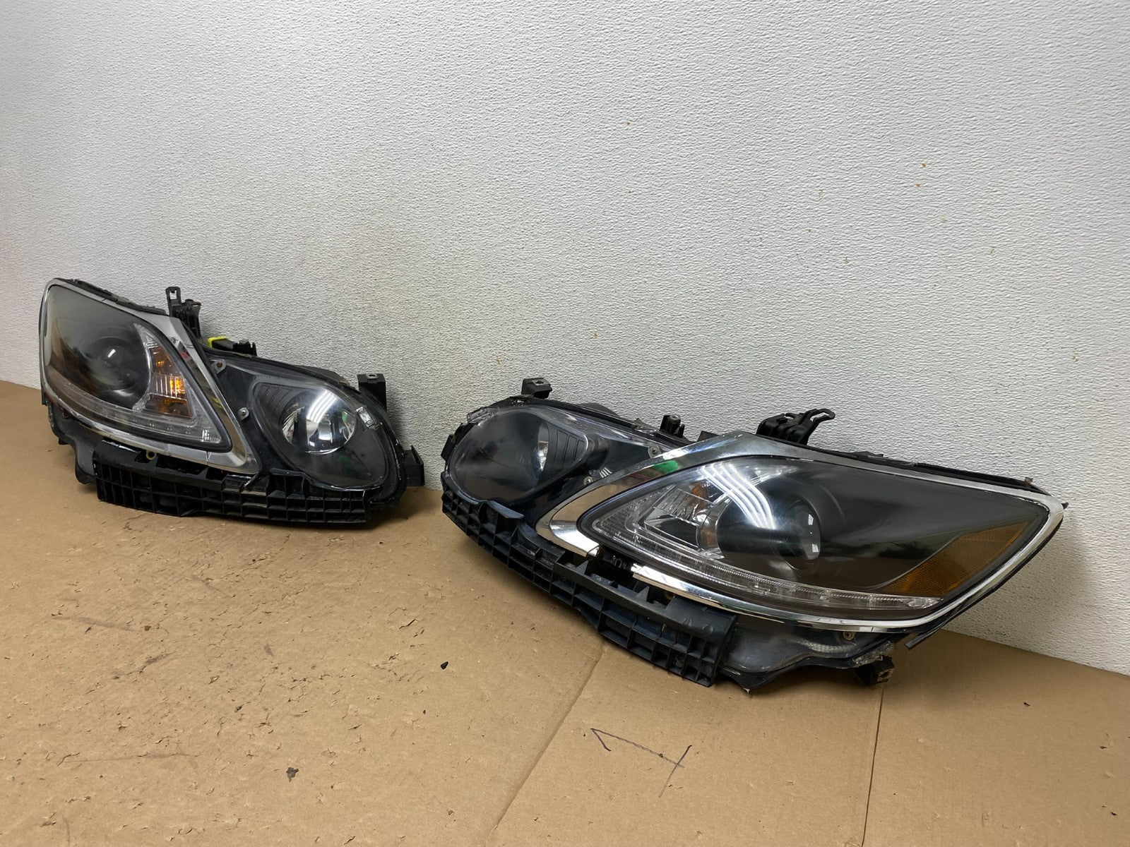 2006 - 2011 Lexus GS430 GS350 Left+Right Set Xenon Hid Black Headlight AG4448 DW1