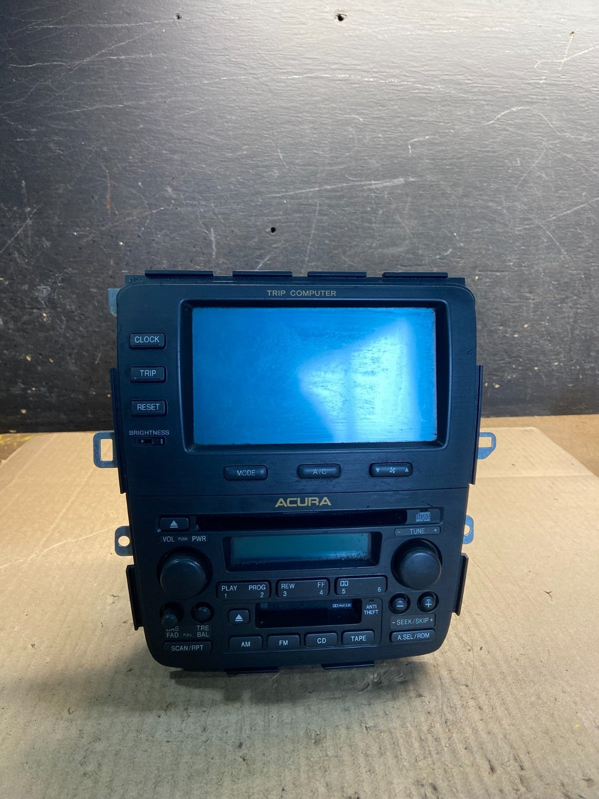 2003 to 2004 Acura Mdx Radio Screen 6 CD Player Climate Control Pan Z0603 DG0