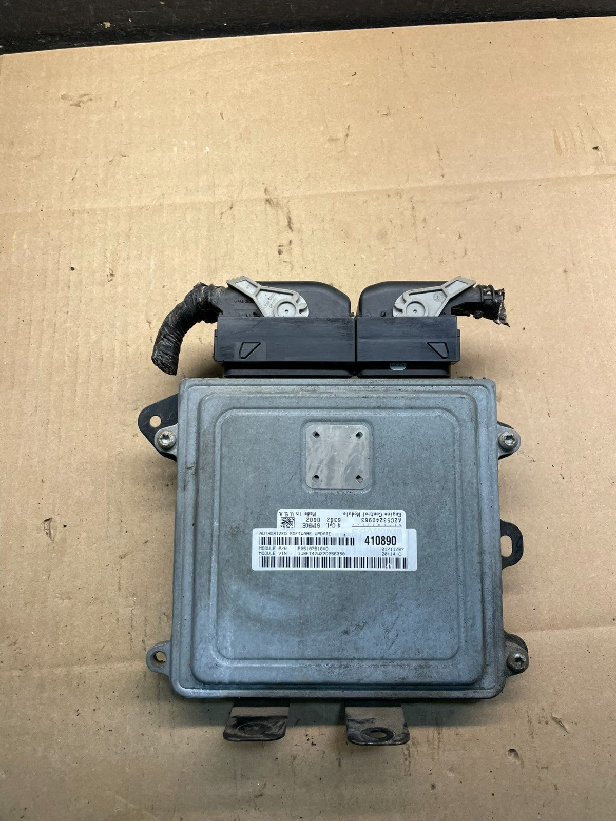 2007 2010 Jeep Compass Patriot 2.4L PCM ECM ECU Engine Computer Module w6705 DG0