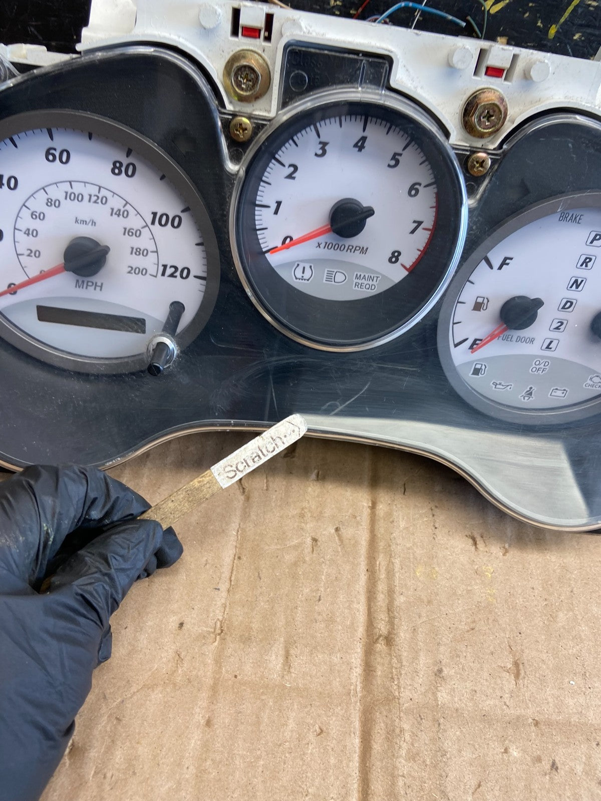 2004 2005 Toyota Rav4 Speedometer Insrument Gauge Cluster Bezel  AA8018 DG1