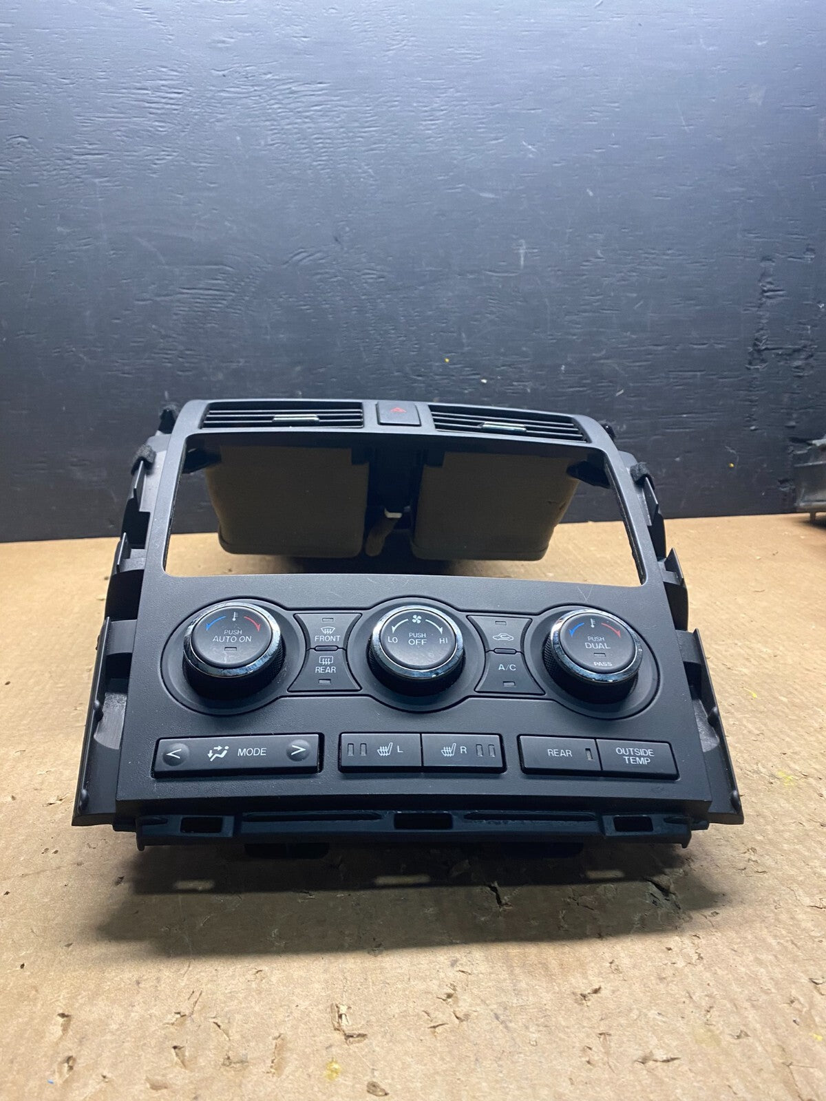 2010 to 2015 Mazda CX-9 Radio Dash Trim Bezel W/Vent AC Climate Control H7384 PS4