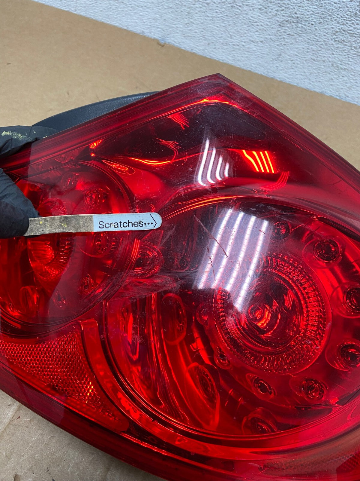 2007 to 2013 Infiniti G35 G37 Sedan Right Passenger Rh Tail Light AD6180 LK3