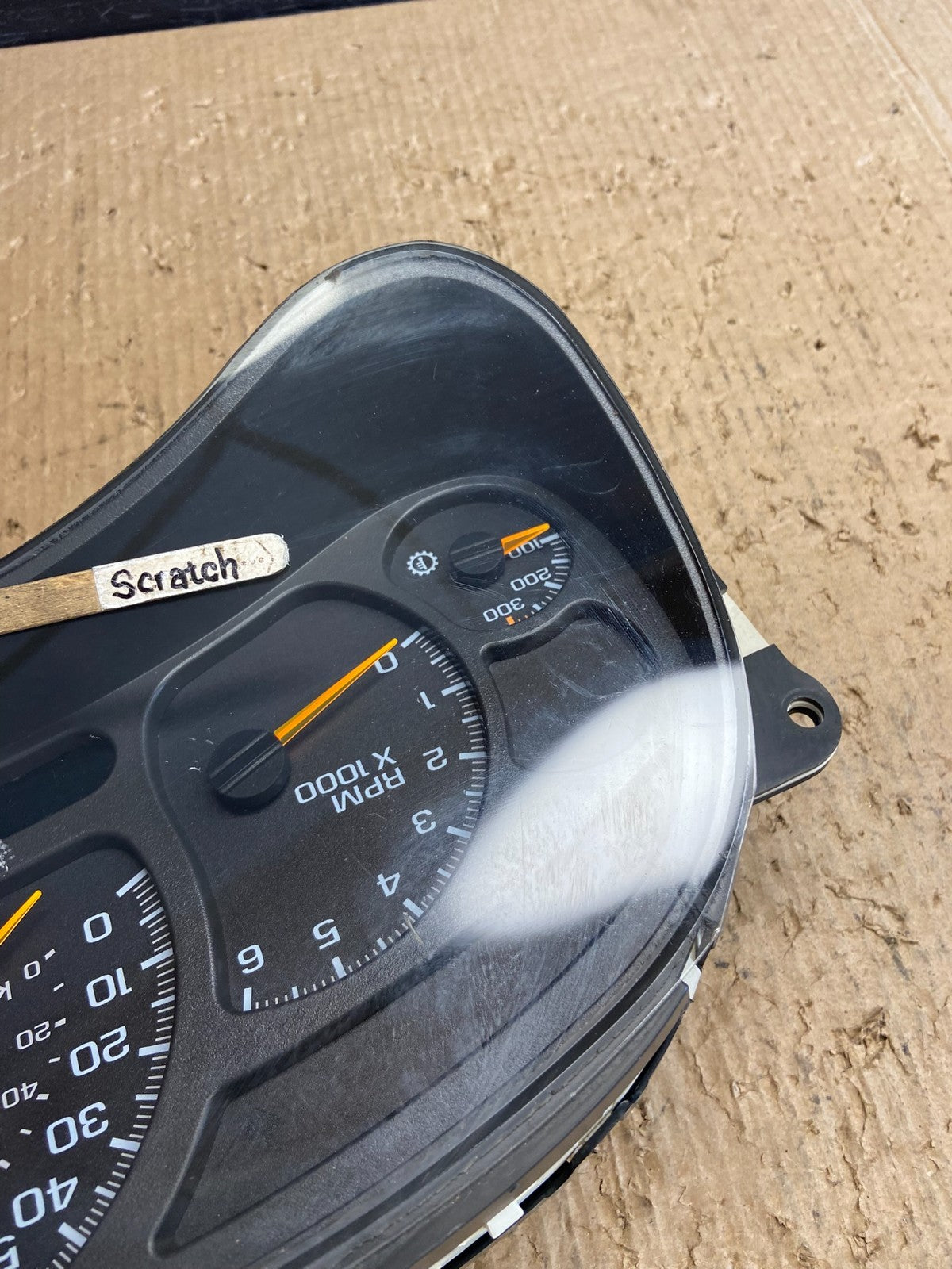 2003 to 2006 Chevrolet Silverado Speedometer Instrument Cluster AF15854