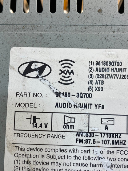 2011 to 2012 Hyundai Sonata Am Fm Cd Player Radio Receiver AC6969 DG6