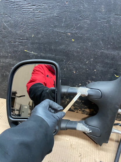 2009-2014  Ford E150 E250 Van Left Driver Side Door View Two Arm Mirror w4566 DG9