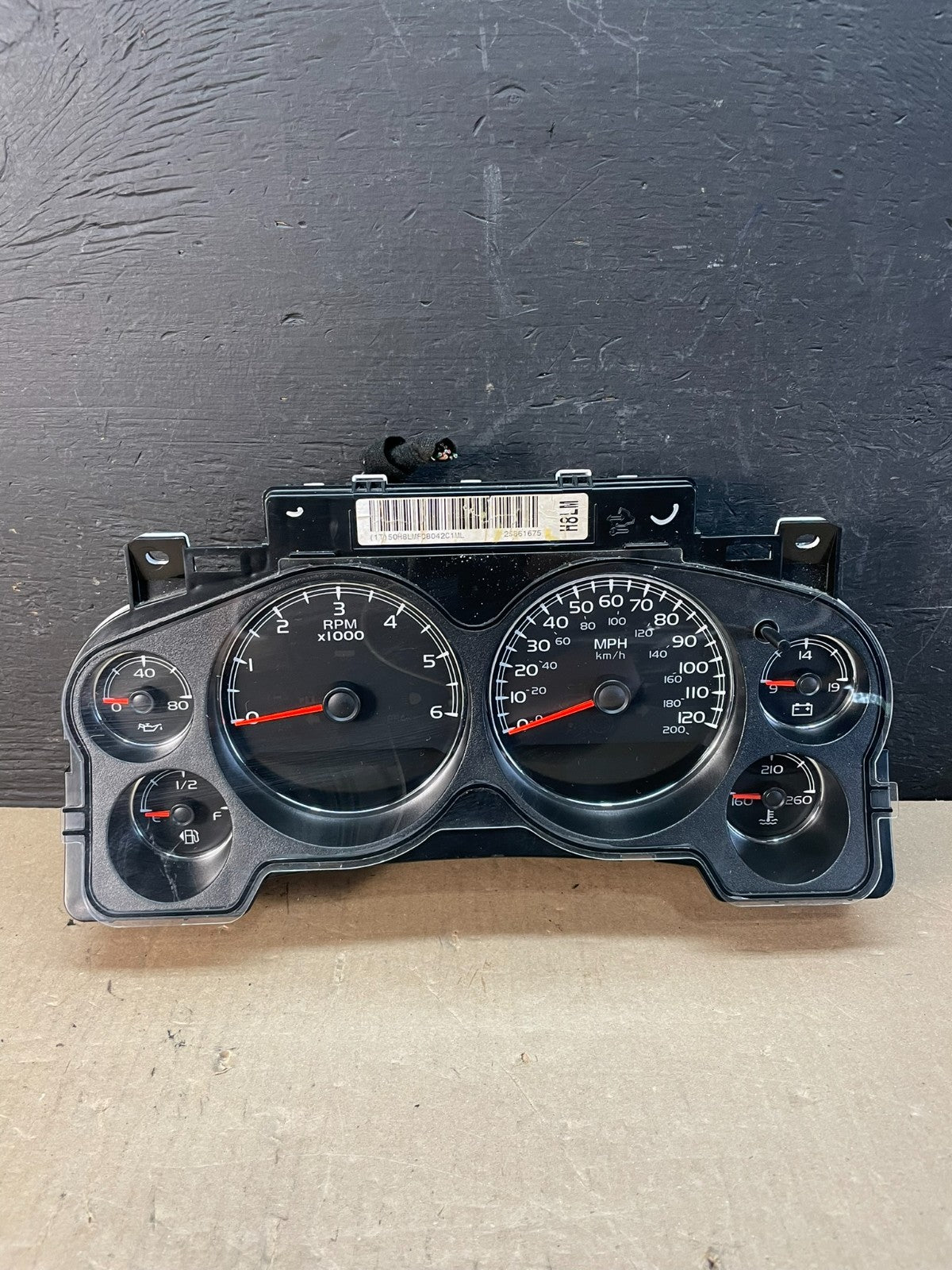 2007 2012 GMC Yukon Tahoe Sierra Speedometer Cluster Gauge ae3369 DG0