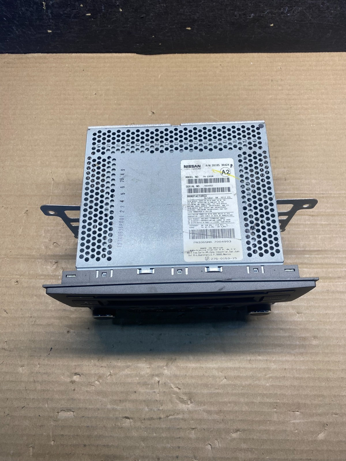2013 to 2014 Nissan Sentra Radio CD Player AM/FM 28185-3ra2a AF3868 DW3
