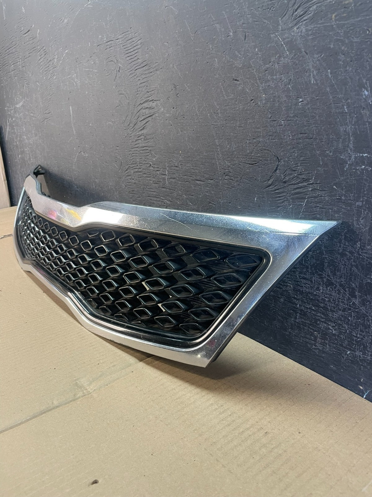 2011 2012 2013 Kia Optima Upper Grille Grill Chrome AE3516 DG1