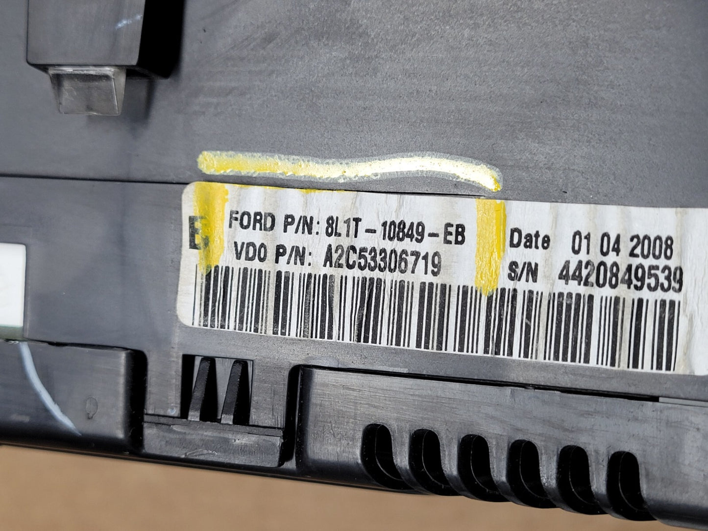 2007 2008 Ford Expedition Speedometer Cluster Gauge 8l1t-10849-eb H7341 PS8