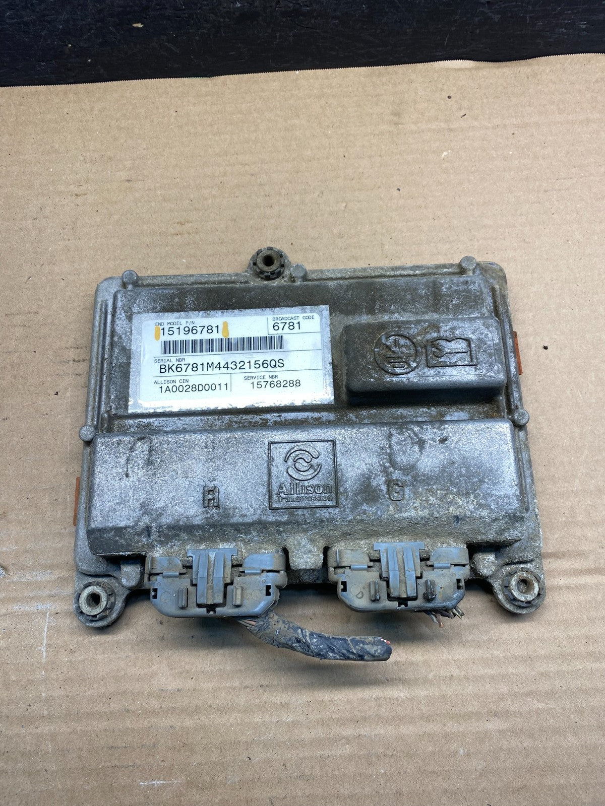 2001-2005 Chev Silverado Sierra Allison Transmission Control Module AE0062 DG0