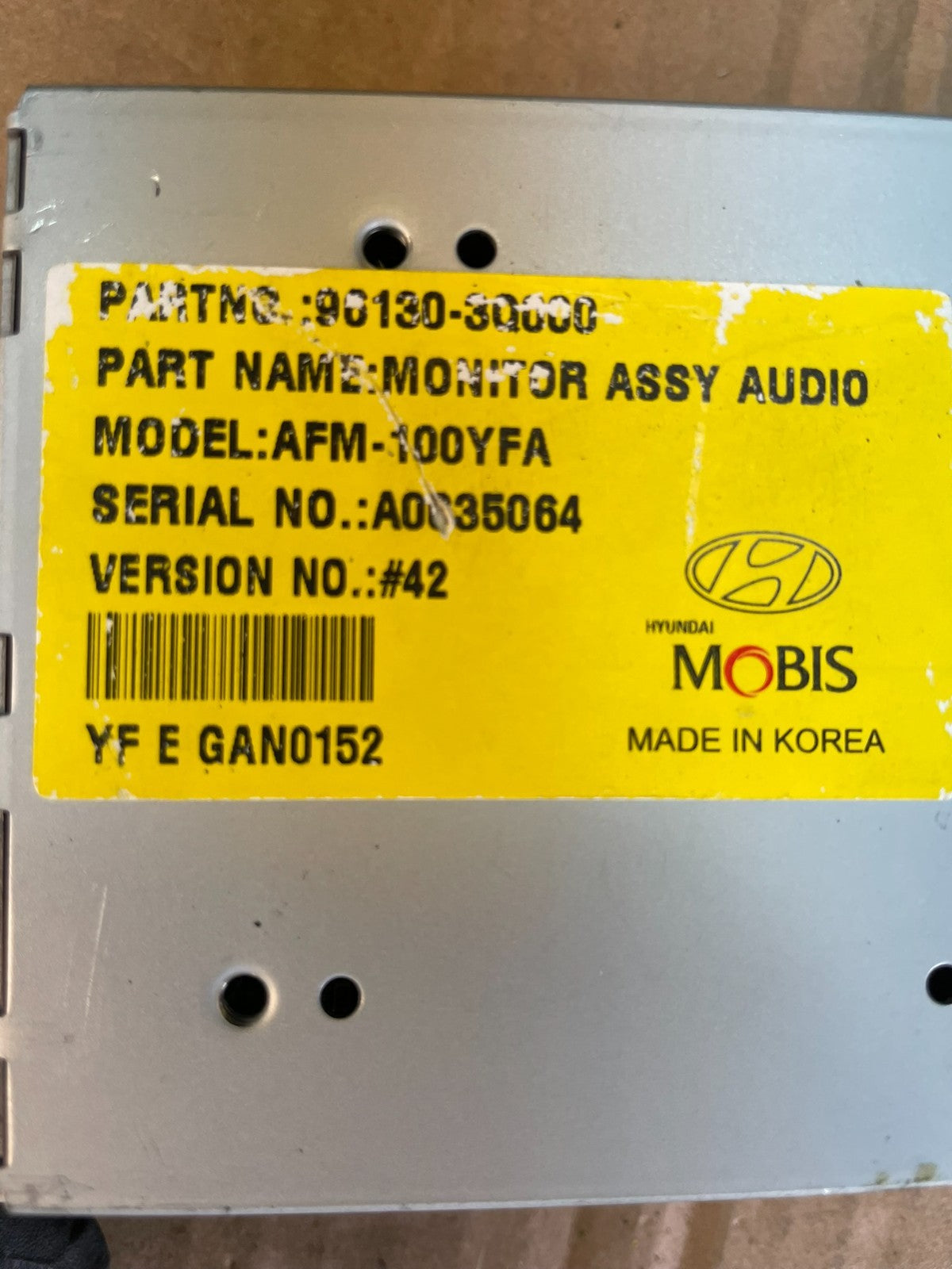 2011-2014 Hyundai Sonata Radio Information Display Screen ad5947 DG7