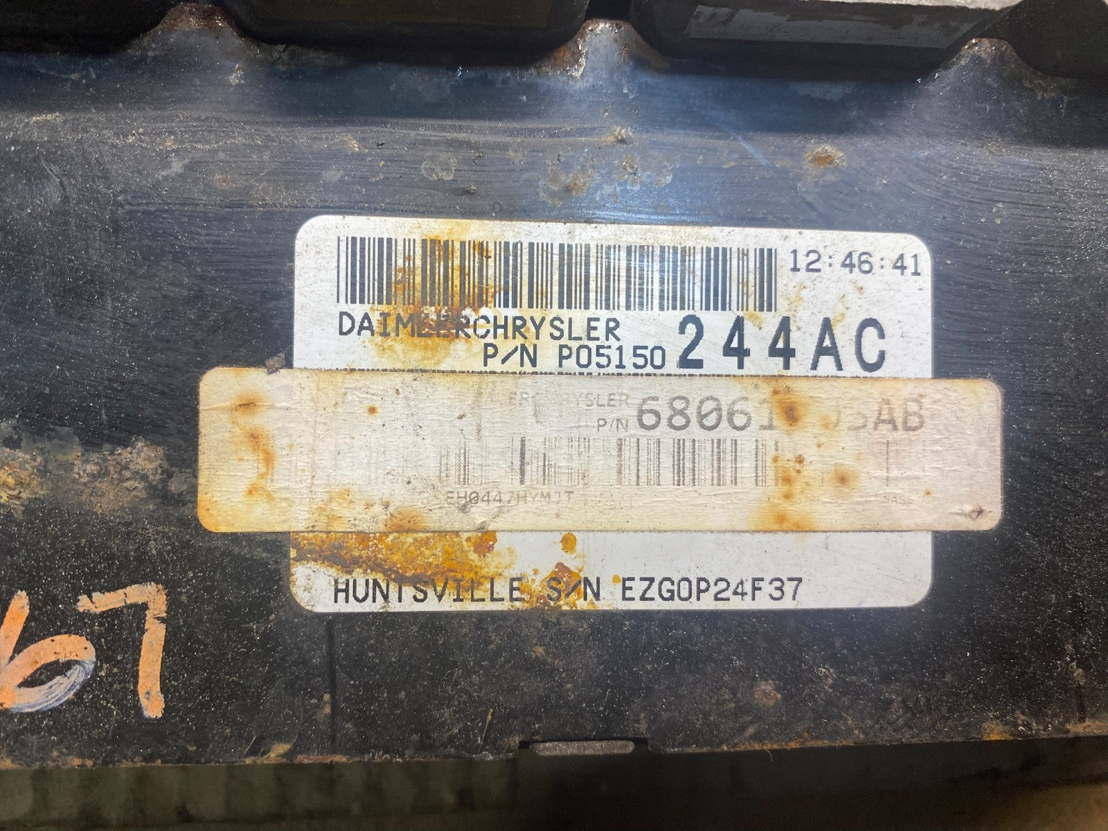 2009 2010 Dodge Journey 3.5L ECU ECM Engine Computer Module AD0496 DG2