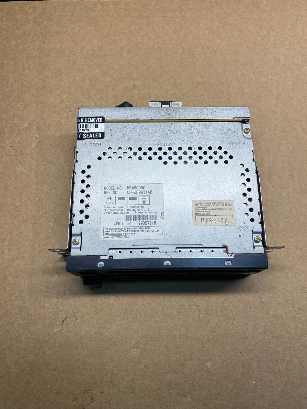 2000-2001 Mitsubishi Diamante Radio Stereo Tuner Tape Cassette Player AG6009 DG3