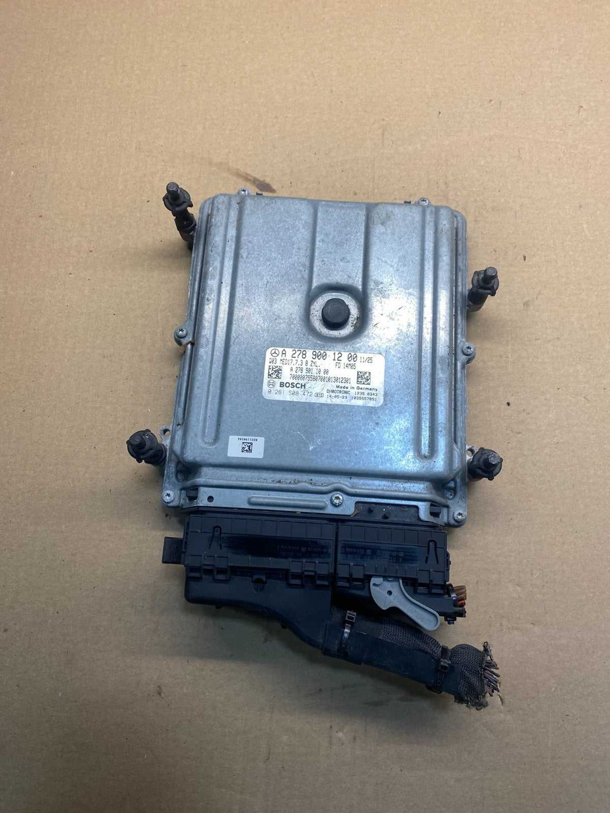 2014 - 2017 Mercedes W222 S550 ECU ECM Engine Control Module Unit ah3394 DG0