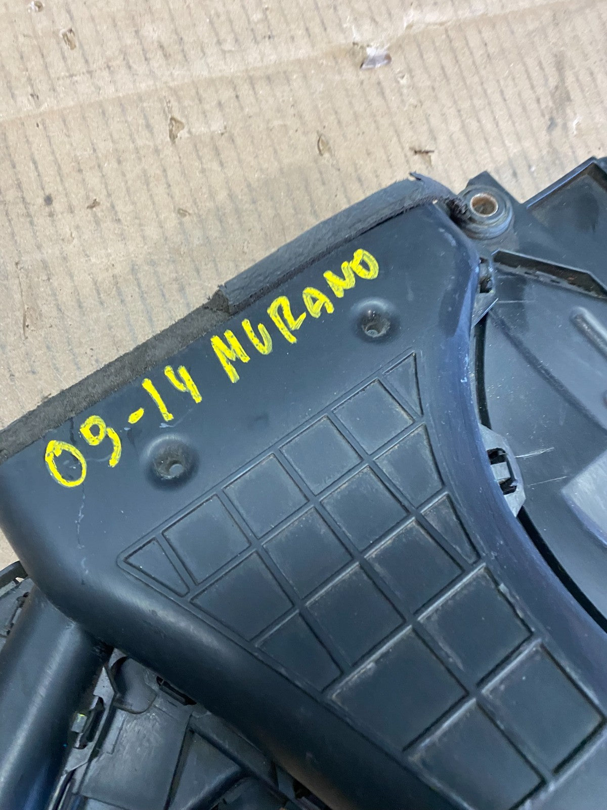 2009 to 2014 Nissan Murano Upper Air Intake Duct  Oem W5778 DG8