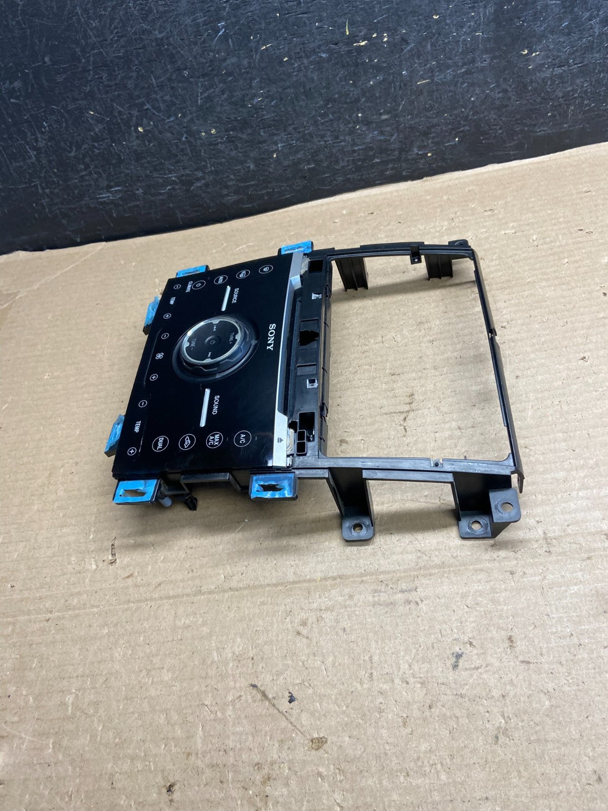 2011-2014 Ford Edge Heater Climate Control Sony Radio CD Control Dash AH3571 DG2