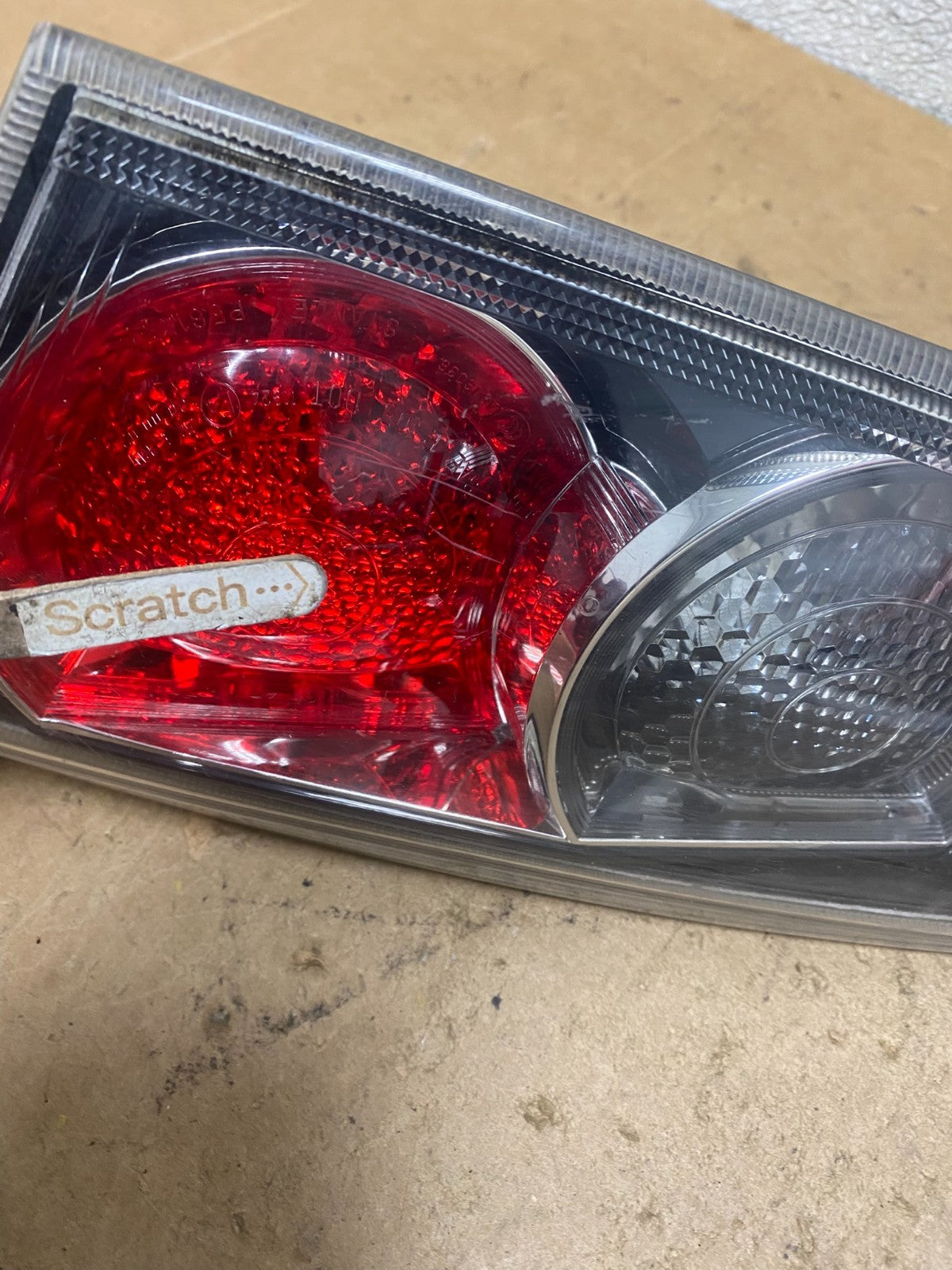 2008-2015 Mitsubishi Lancer Evo 10 X Right Passenger Inner Tail Light X5622 DW3