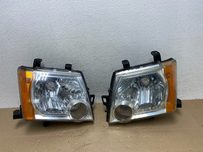 2005-2015 Nissan Xterra Driver Left+Right Side Set Headlights AG5869 DW0