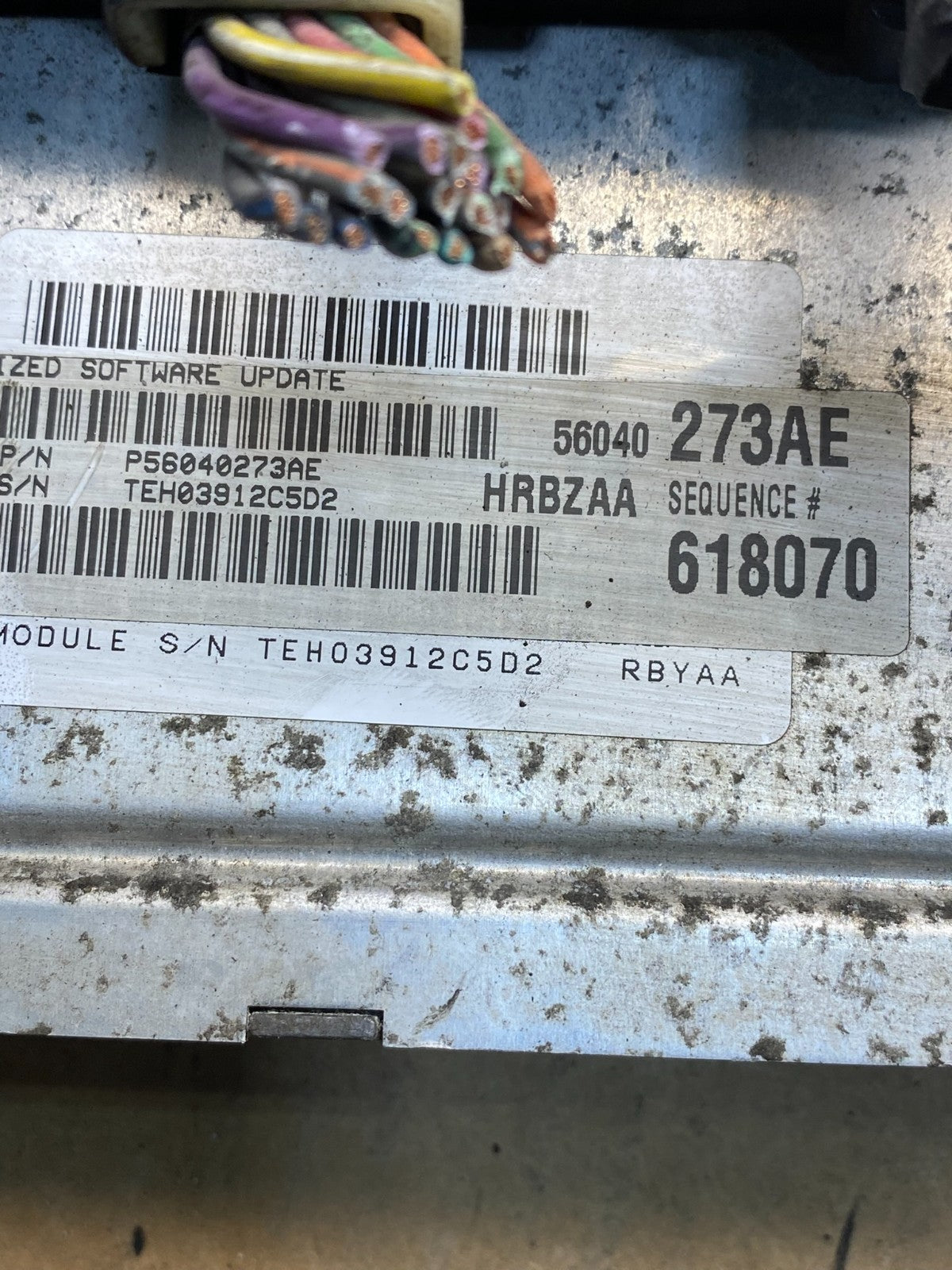 2001 Dodge Ram 1500 Engine Computer 5.9L Module ECM ECU ah5092 DG2