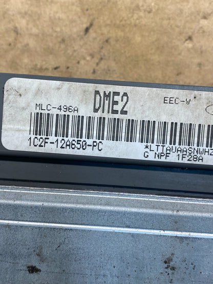 2001 Ford Van E-150 5.4L Engine Control Unit ECU Module 1C2F-12A650-PC AD9966 DW2