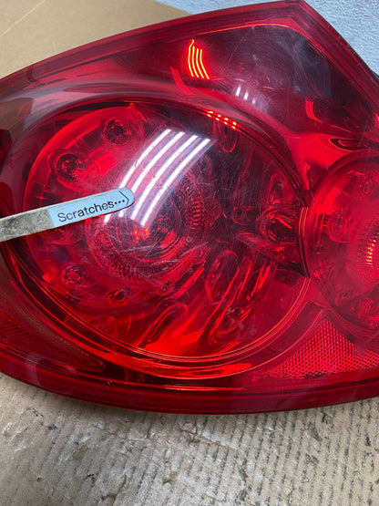 2007 to 2013 Infiniti G35 G37 Sedan Left Driver LH Side Tail Light AE1498 LK3