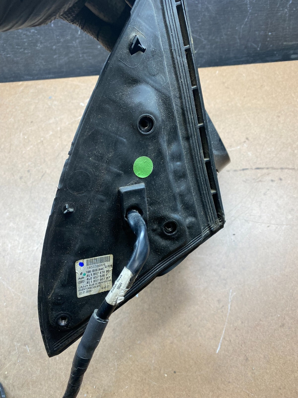 2007 to 2009 Audi Q7 Right Passenger Blind Spot Door View Power Mirror G10995