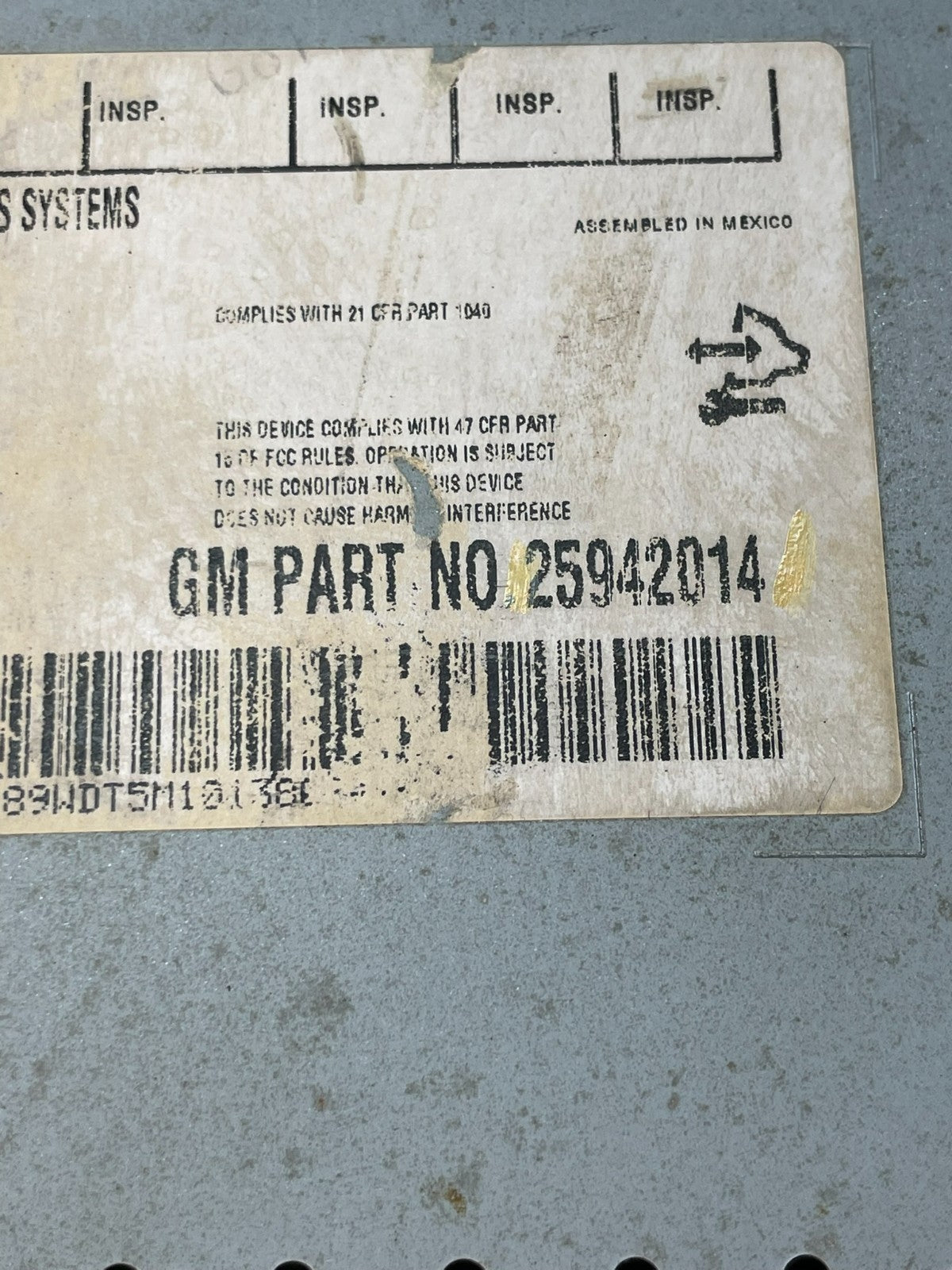 2007 to 2014 GMC Chevy Truck Yukon Silverado AM FM Radio OEM ac4889 DG7