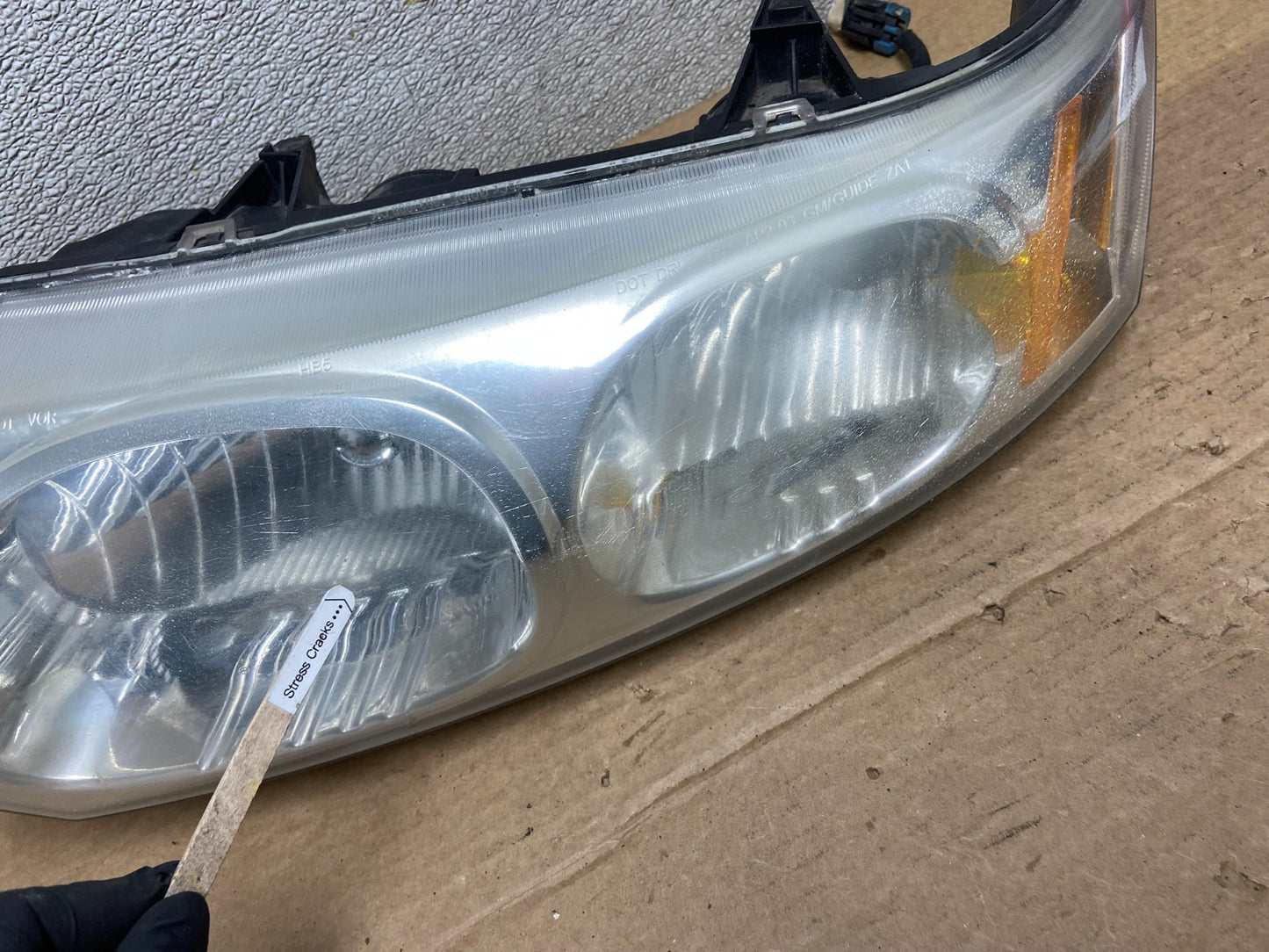 2003 to 2007 Saturn Ion Halogen Headlight Left Driver LH Side AD2459 DW3