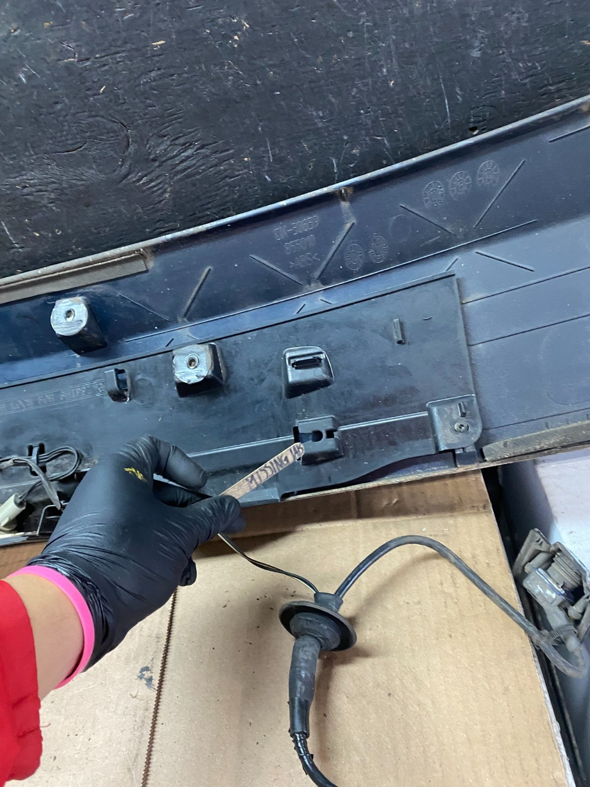 2011-2018 Dodge Grand Caravan Rear Tail Gate Trim Molding Panel OEM T0056DG14
