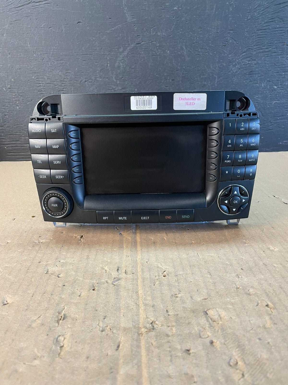 2004 2005 2006 Mercedes S430 S500 Radio Navigation Screen Display ad5961 DG0