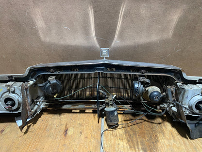 1975 to 1981 Chrysler New Yorker Front Header Panel Headlights Grill V9807 PS12